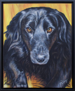 2013-03 - Commissioned Pet Portrait Painting - Molly- complete2