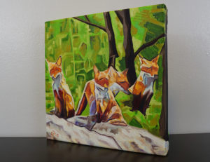DSC00056 - 2017-03 - Painting - Fox Cub Four 1080px-left-cameron-dixon