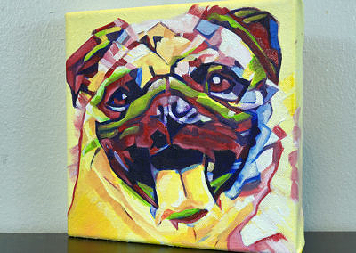 2017-04 - Painting by Cameron Dixon - Pug-1-left-1080px