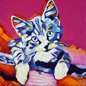 2017-05 - Pop Art Kitten by Cameron Dixon -1080px