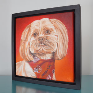 Commissioned painting by Cameron Dixon - DSC00298-Bell-frame-right-1080px