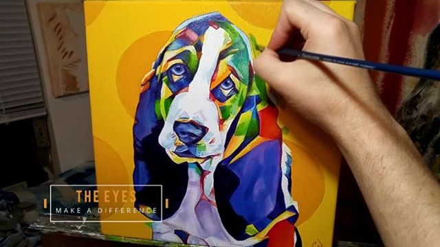 Pop Art Pet Portrait
Bassett Hound Puppy TimeLapse
12in x 12in x 1.375in

A time-lapse of me painting this Basset Hound from start to finish.

Prints, products, and originals available via my website: www.camerondixon.com