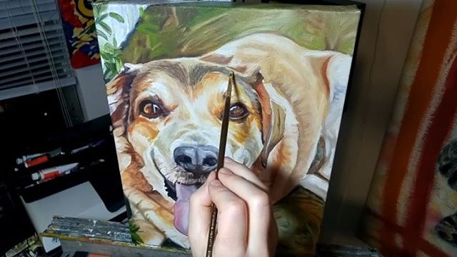 Pet Portrait Painting Time Lapse 
Loki
- 11in x 14in.
Oil over Acrylic on canvas with frame and time-lapse progression video

I am open for commissions for the month of June. Purchase custom commissions direct through my Etsy shop:
https://goo.gl/bQyD43

Pricing:
www.camerondixon.com/pricing